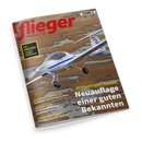 Titelbild des „flieger MAGAZIN“ Ausgabe Juli 2026 mit einem kleinen weißen Flugzeug vom Typ Diamond DA20i Katana im Flug über einer braun-blauen Wasserlandschaft. Im Cockpit sitzt eine männliche Person. Textaufschriften: „GO AROUND! So gelingt sicheres Durchstarten“, „Neuauflage einer guten Bekannten“, „Leserreise Frankreich“, „Medical-Tipps“, „Turboprop-Einmot“. Roter Magazintitel oben links auf gelb-grauem Hintergrund.