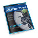 Magazin „Bild der Wissenschaft“, Ausgabe 07/2026, mit blau-schwarzem Titelblatt; zentrale Abbildung zeigt die Erde teils von Eis bedeckt, Ansicht aus dem All. Haupttitel „Eiszeiten“, Untertitel „Kosmische Einflüsse, Klimachaos und Schicksalsmacht für die Menschheit“. Weitere sichtbare Themen: Insekten-Navigation, Sportmedizin, Schlafforschung, DFB-Experteninterview über mentale Stärke im Fußball.