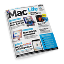 Titelseite des Magazins Mac Life + iPhone & iPad Life, zeigt verschiedene Apple-Geräte, einen 3D-Drucker und Schlagzeilen wie Kreativ mit Mac & iPad und Apple Intelligence.