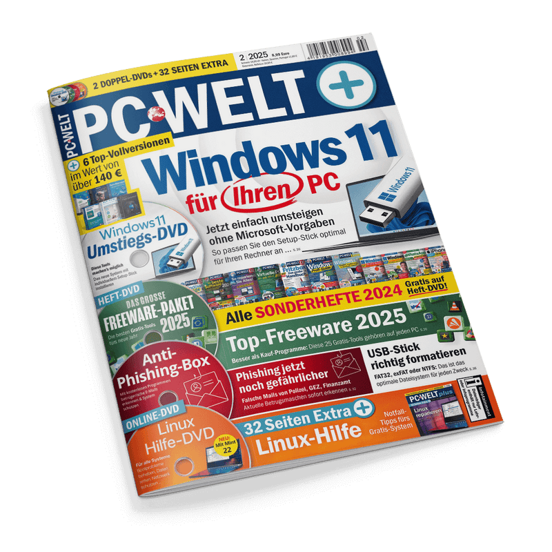 PC-Welt Plus mit 2 DVD's